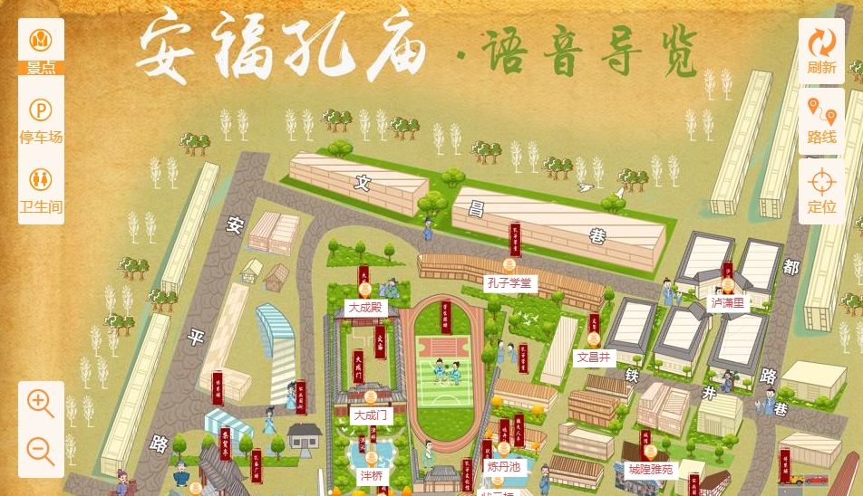 吴江手绘地图：智慧景区智能化服务的延伸